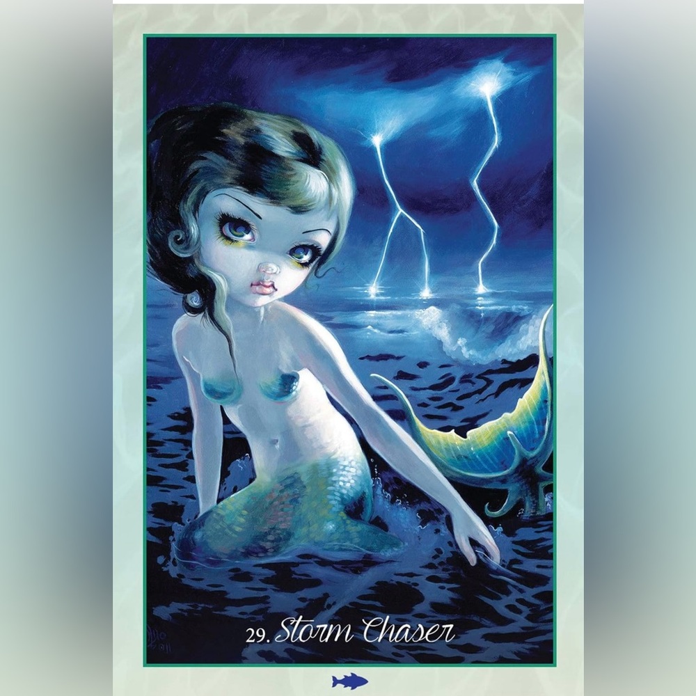 MYTHS & MERMAIDS Oracle Of The Water 42-Card Deck W/NWOT Velvet DREAMS Journal - Picture 13 of 14